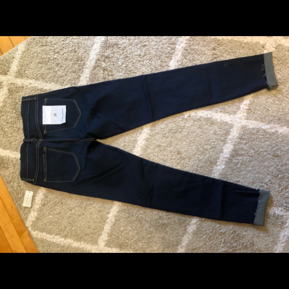 Flying Monkey Platinum raw hem jeans! NWT!